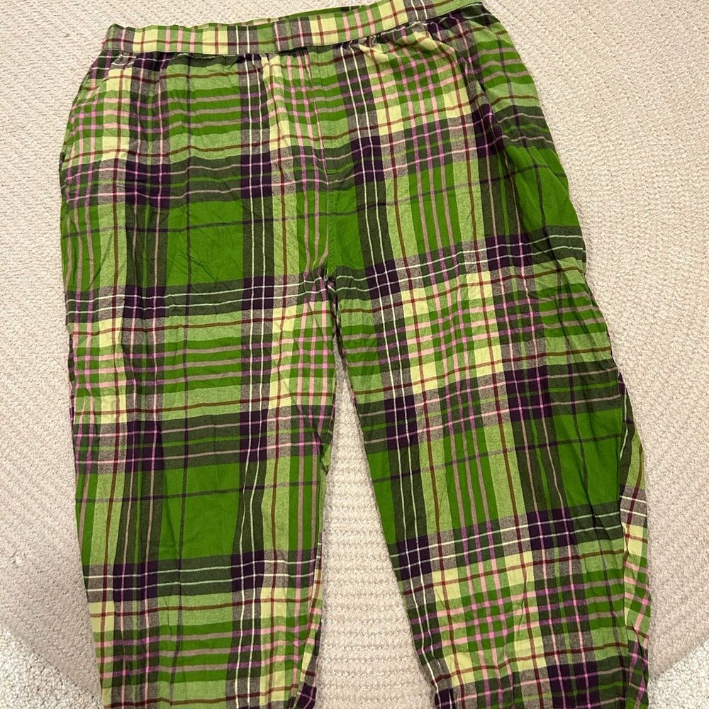 Lucy & Yak Green Plaid Pants - Picture 8 of 13